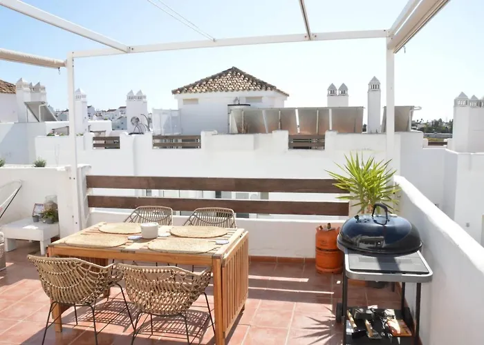 Luxury Penthouse Rooftop Sea & Golf Views Holiday home Estepona