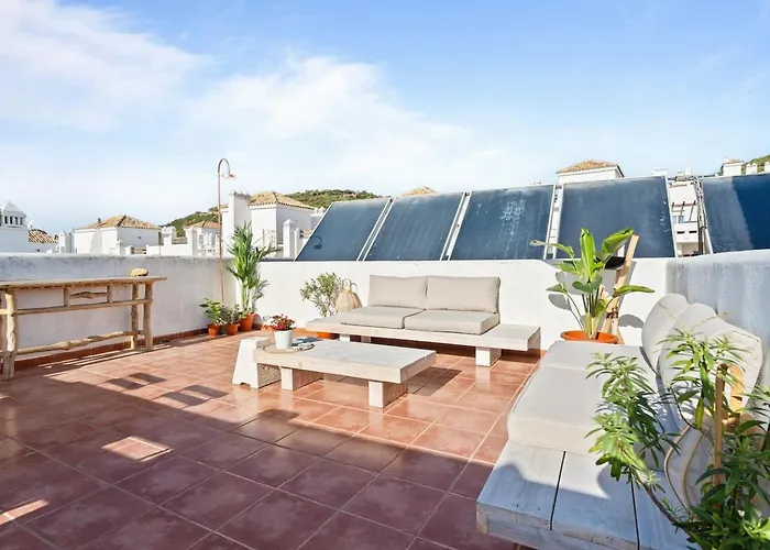 Luxury Penthouse Rooftop Sea & Golf Views Holiday home Estepona